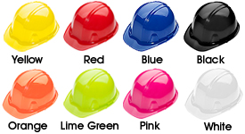 Blue Hard Hat, Red Hard Hat in Stock - ULINE