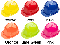 Blue Hard Hat, Red Hard Hat in Stock - ULINE